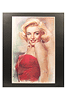 Marilyn Monroe Illustrated Poster